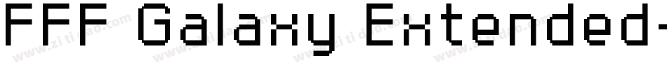 FFF Galaxy Extended字体转换